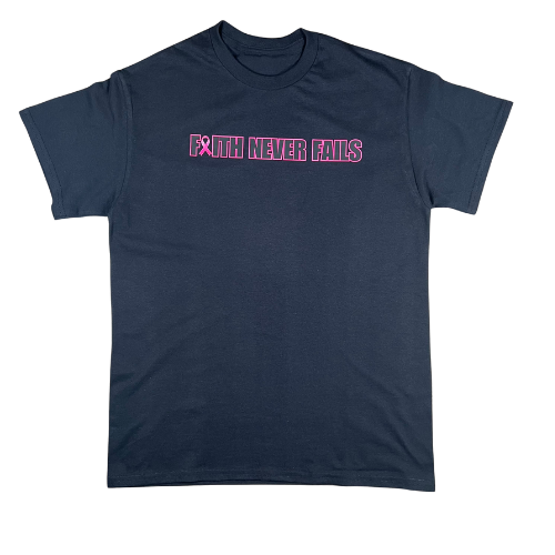 Faith Never Fails BCA Tee - Pink Noir